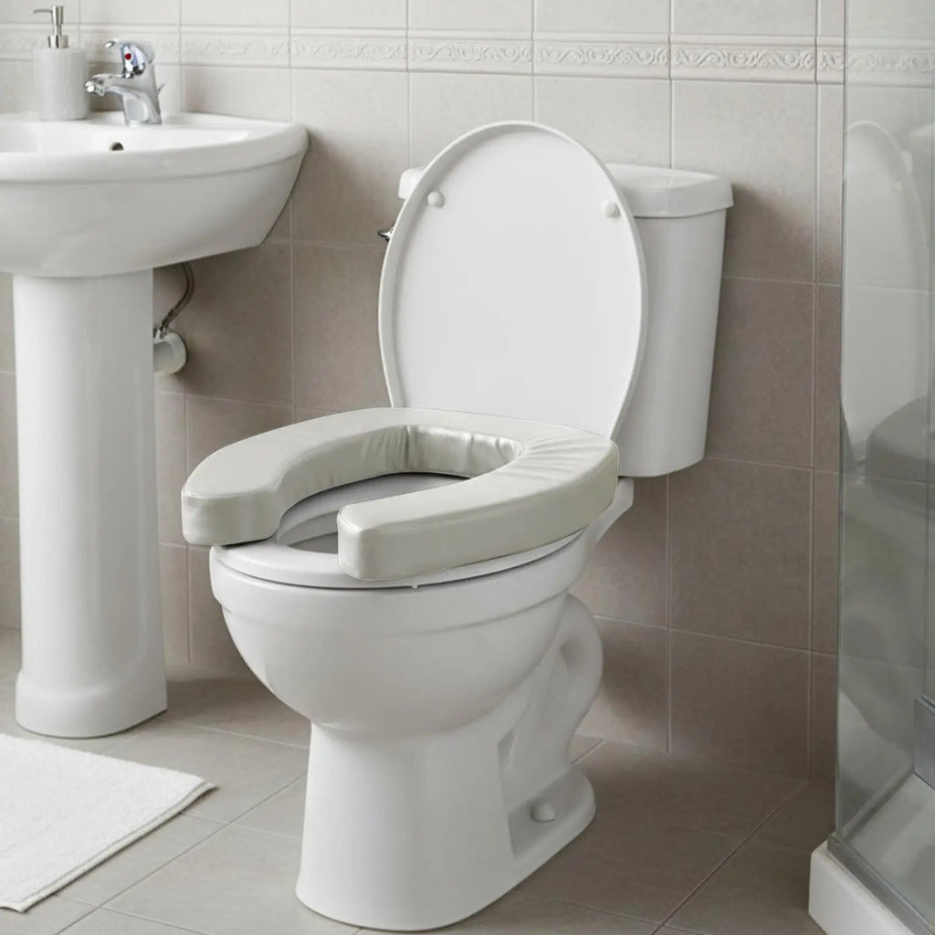 Ergonomic Padded Toilet Seat Riser – Non-Slip Waterproof Aid Toilet Seat Riser Axl