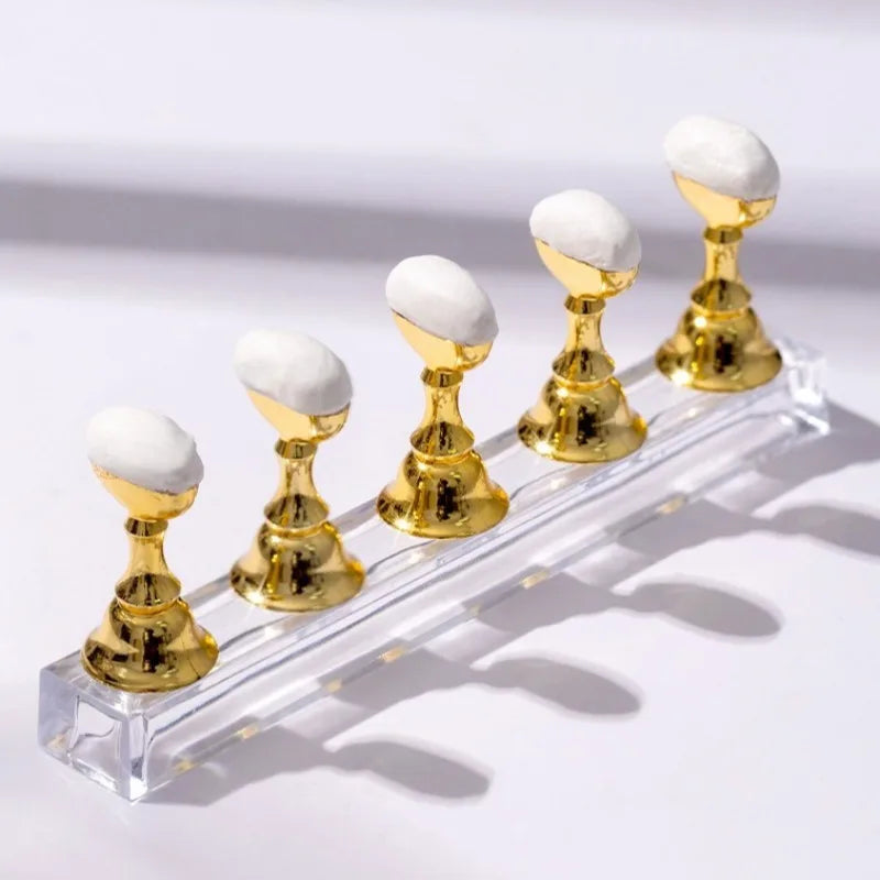 Magnetic Nail Tip Display Stand – Gold, Silver & Rose Gold Nail Display Stand Axl