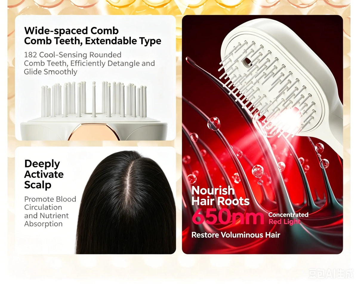 Electric Steam Hair Brush – Rechargeable Detangling Scalp Massager Electric Hair Brush Axl