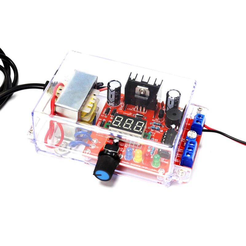 LM317 Adjustable DC Power Supply DIY Soldering Kit with Case DIY Electronics Kit Axl