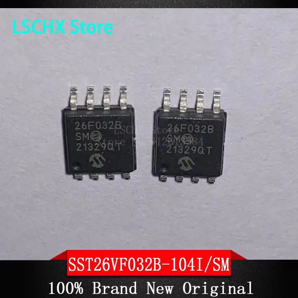 5pcs Mixed IC Chips – EEPROM, Microcontroller & Flash Memory Integrated Circuit Chips Axl