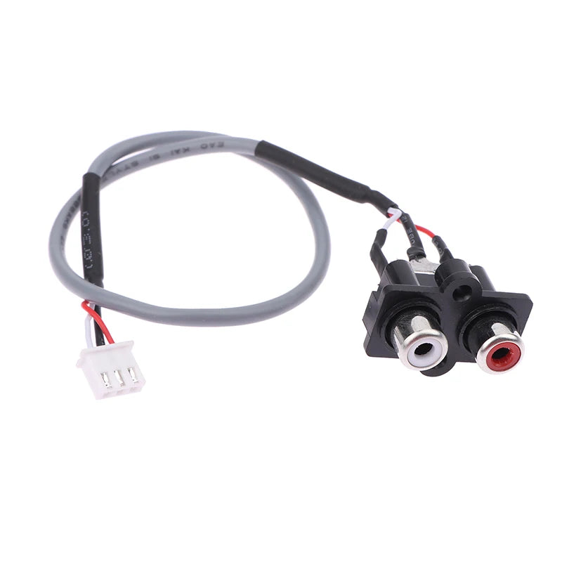30cm RCA to XH2.54 3-Pin Audio Signal Cable for Amplifier Audio Signal Cable Axl