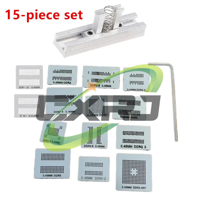 BGA Reballing Stencil Jig – DDR1 DDR2 DDR3 DDR5 GDDR5 Memory BGA Reballing Jig Axl China Mainland