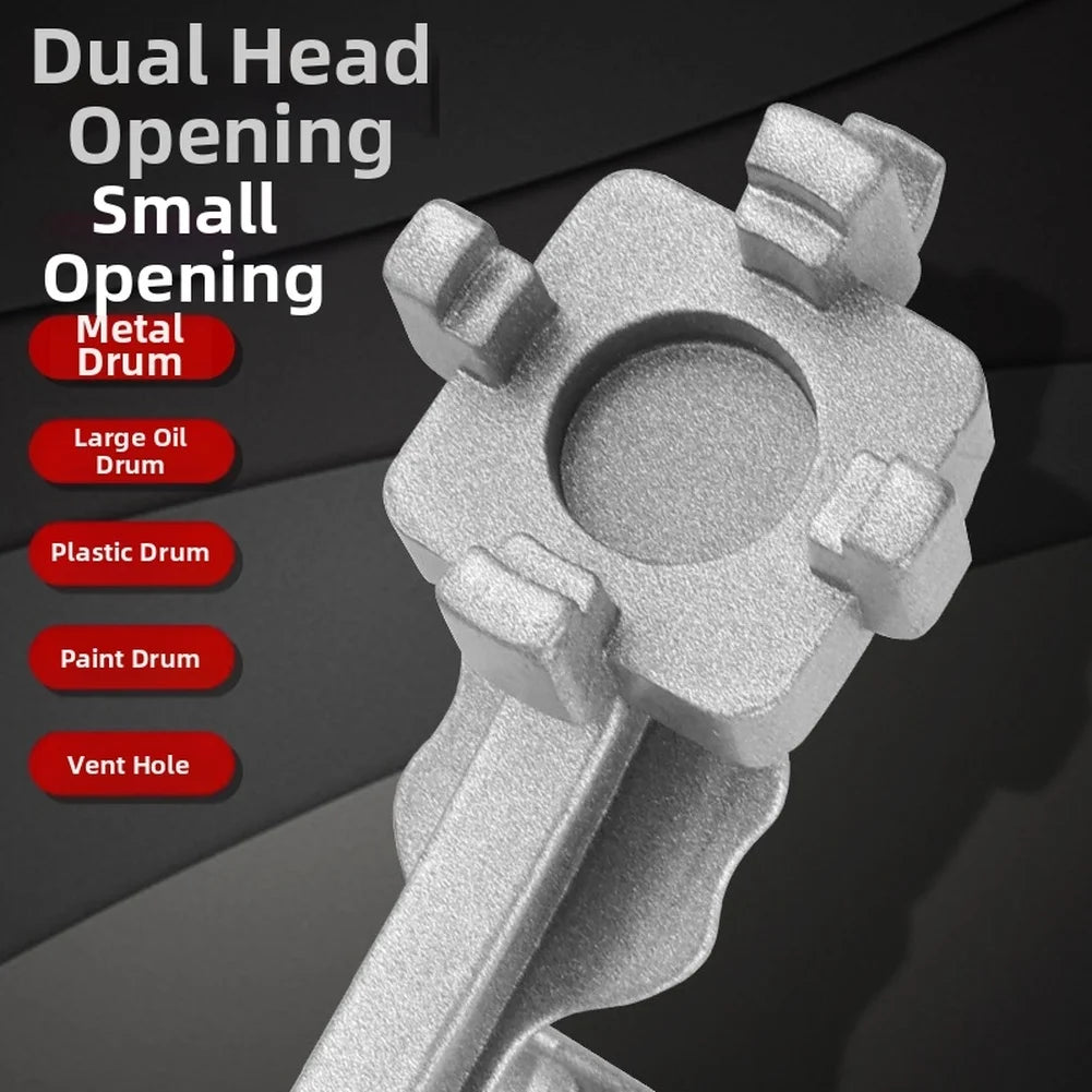 Aluminum Alloy Bung Wrench – Drum & Bucket Lid Opener Tool Bung Wrench Tool Axl