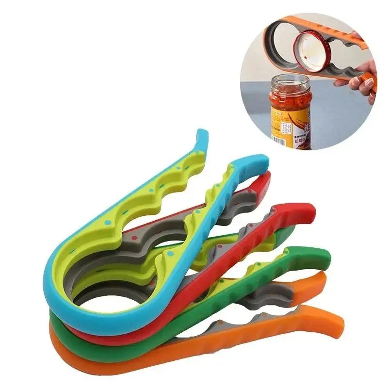 4-in-1 Multi-Purpose Can & Bottle Opener – Non-Slip Grip Can & Bottle Opener Axl