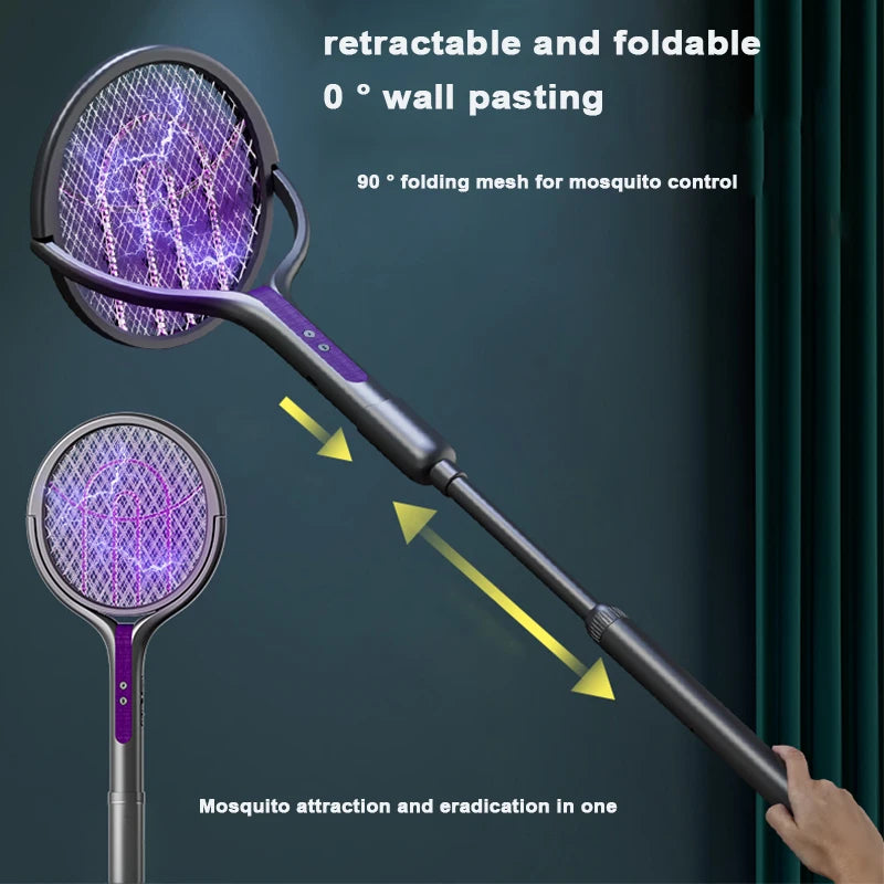 Wall-Mounted Electric Mosquito Trap – Extendable 90° Mesh Mosquito Trap Axl
