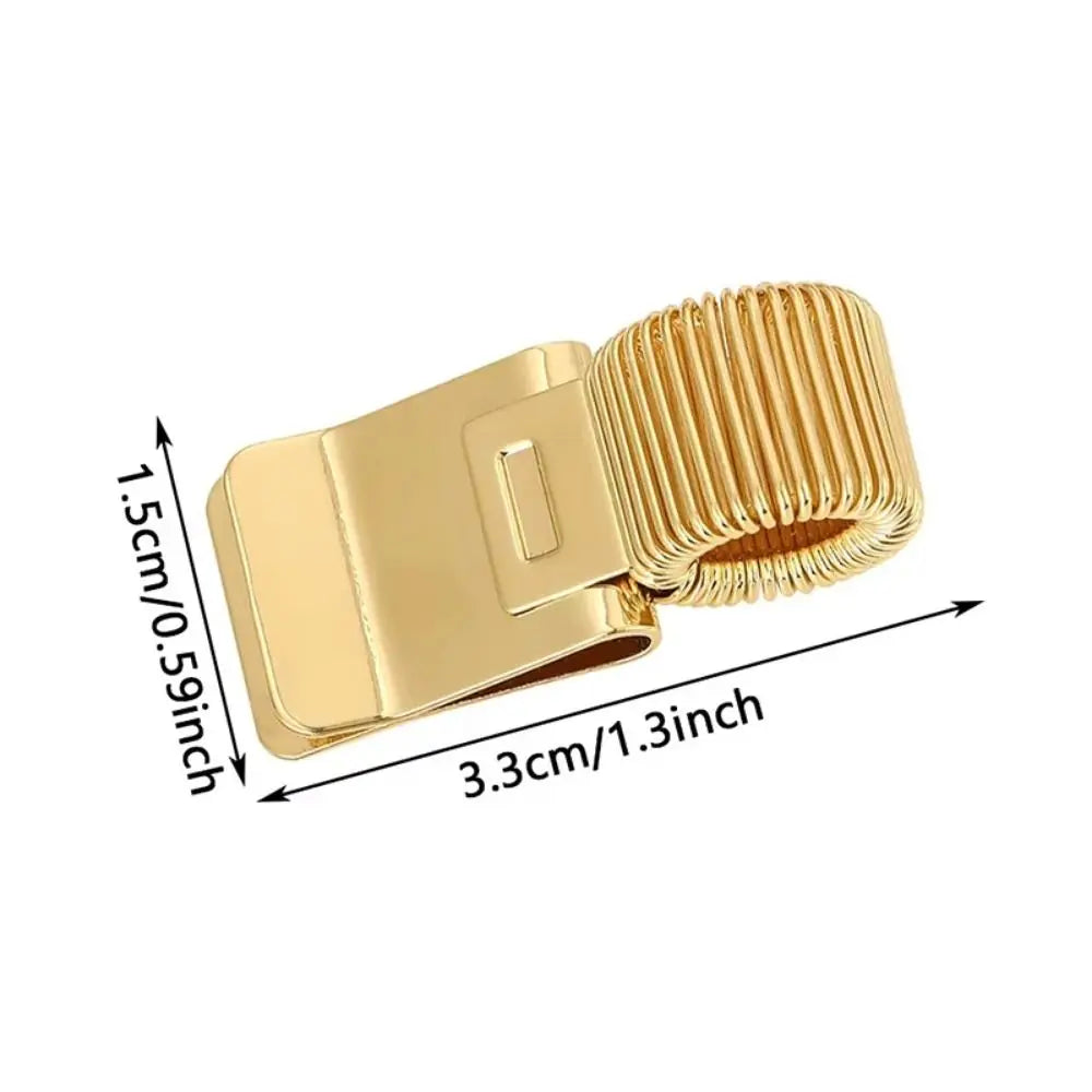 Retro Metal Spring Pen Clip – Notebook Pen Holder Pen Clip Holder Axl