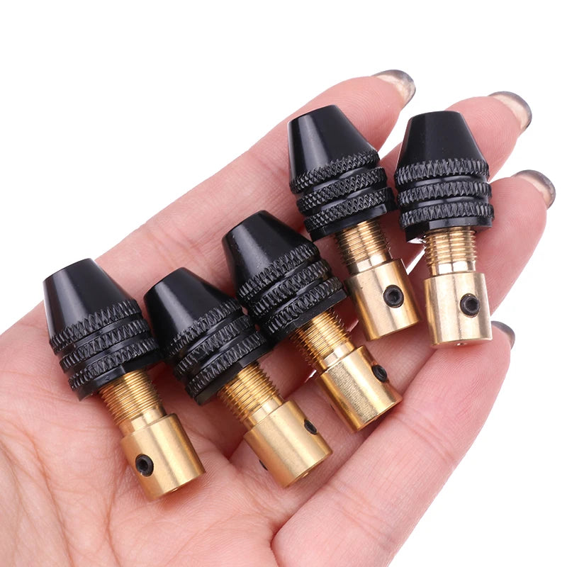 Mini Drill Chuck Collet Set 0.3–3.4mm | 5 Shaft Sizes Mini Drill Chuck Axl