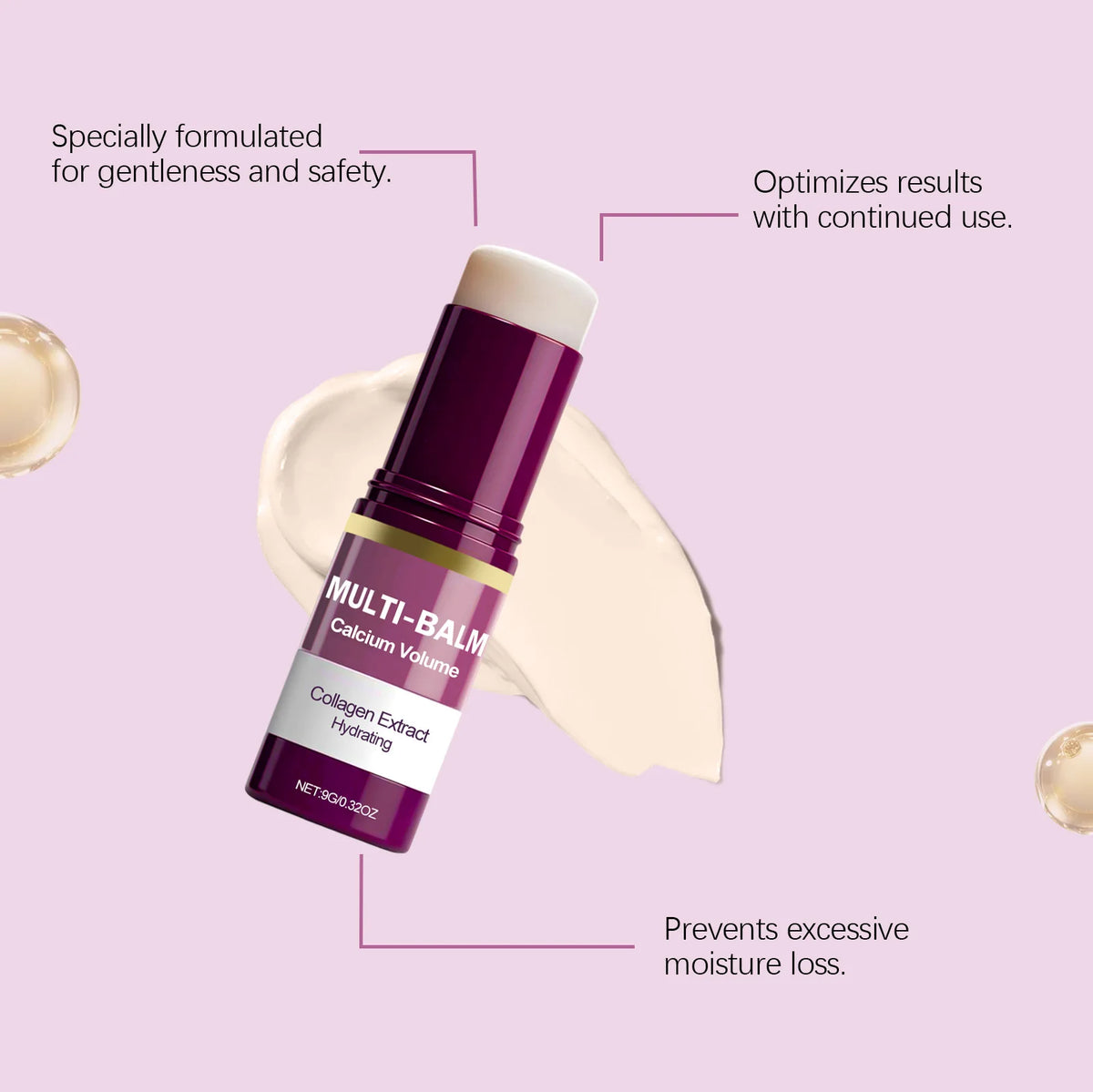 Calcium Multi Balm Stick – Collagen Firming Face & Eye Cream Moisturizing Balm Stick Axl