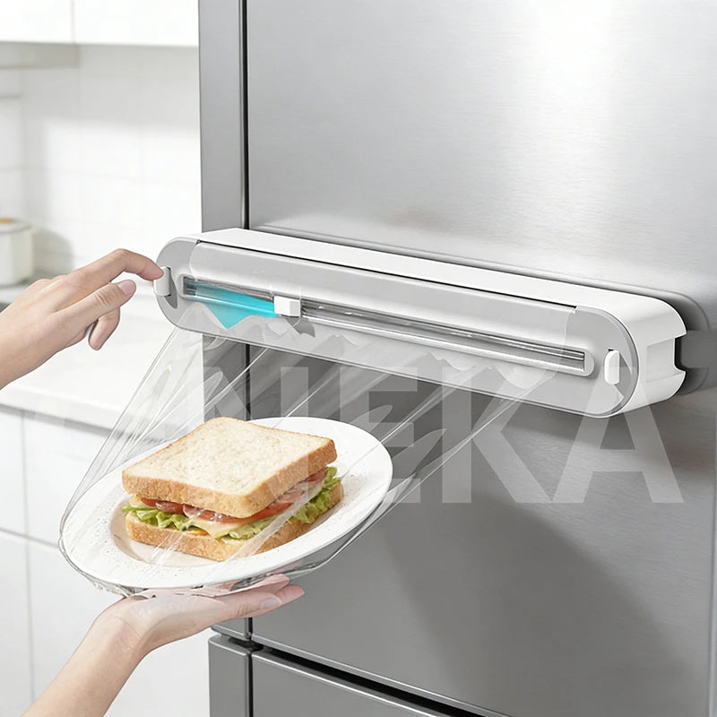 Plastic Wrap Cutter – Foil, Parchment & Gift Wrap Tool Kitchen Wrap Cutter Axl