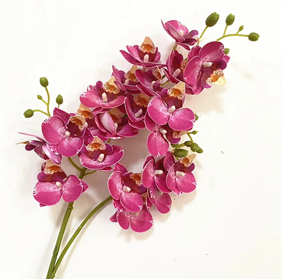 Real Touch Artificial Orchid – 21-Head Mini Phalaenopsis Branch Artificial Flower Branch Axl 13