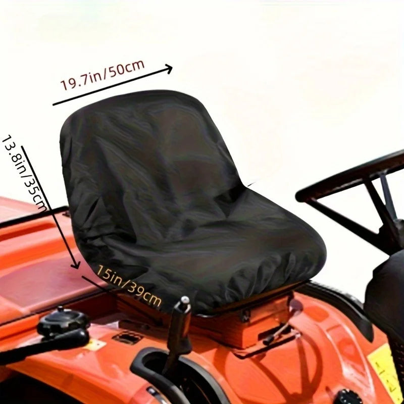 Heavy-Duty Tractor Seat Cover for Riding Lawn Mowers – Black Tractor Seat Cover Axl black