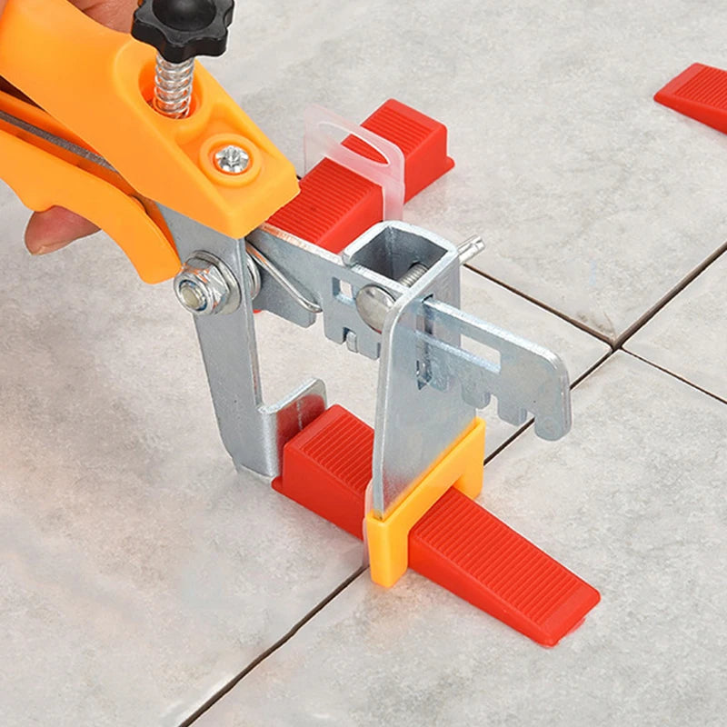 100pc Tile Leveling System – Clips, Wedges & Pliers 1–3mm Tile Leveling Kit Axl