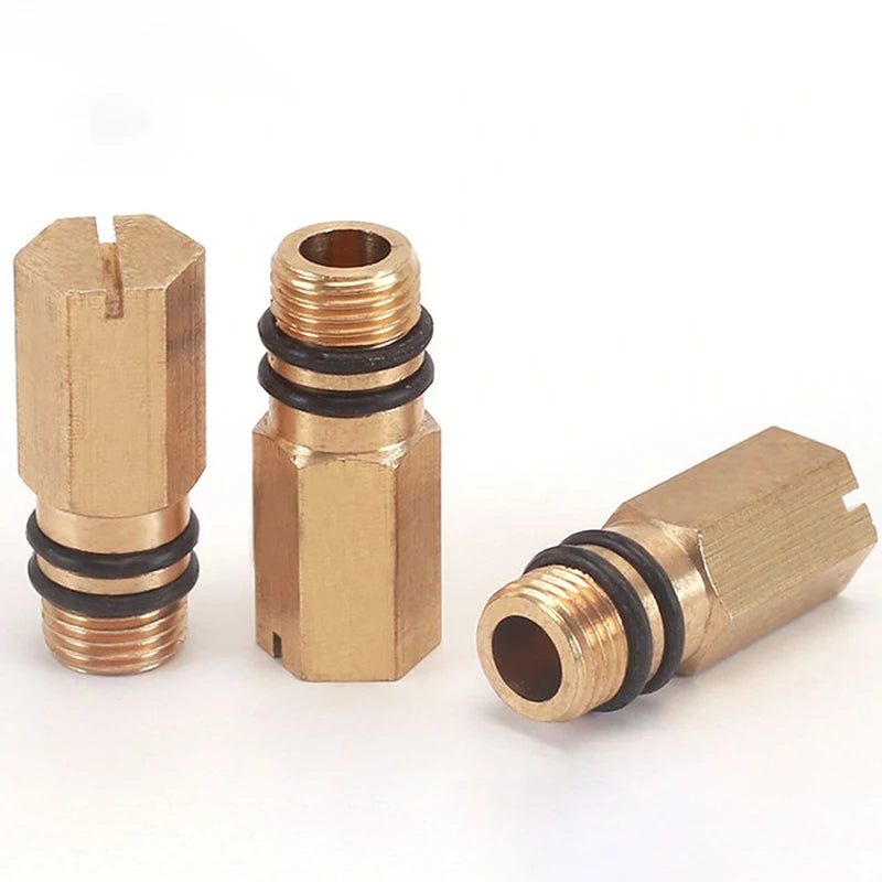 M10 Brass Faucet Inlet Blanking Plug with Rubber Washers Plumbing Blanking Plug Axl