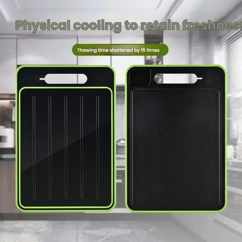 Double-Sided Aluminum Cutting Board – Non-Slip, Food Grade Aluminum Cutting Board Axl