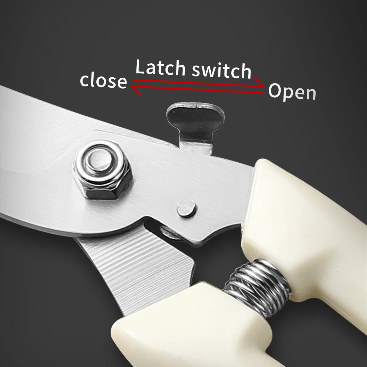 Stainless Steel Anvil Garden Pruner – Hand Pruning Shears Garden Pruning Shears Axl