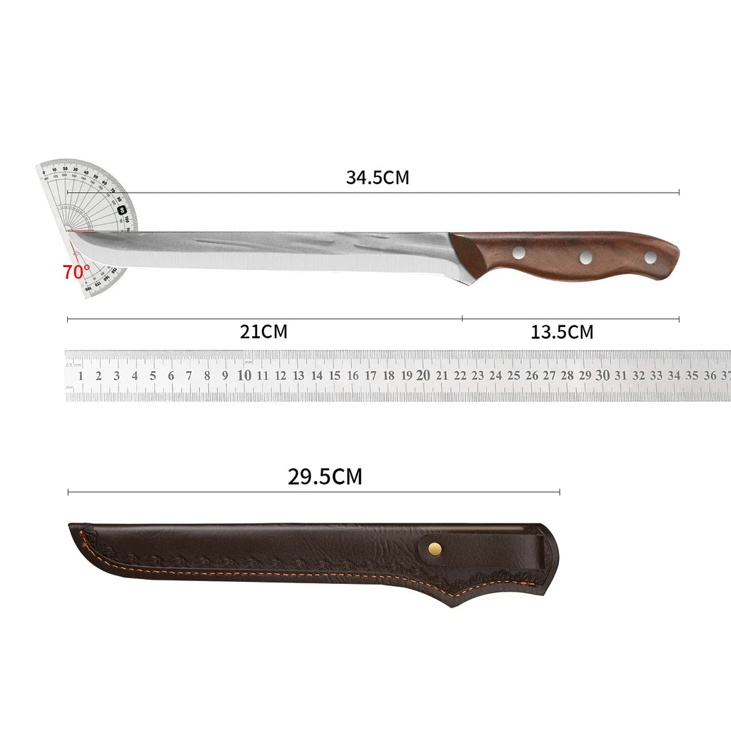 PLYS Stainless Steel Ham & Utility Kitchen Knife – 21cm Utility Kitchen Knife Axl