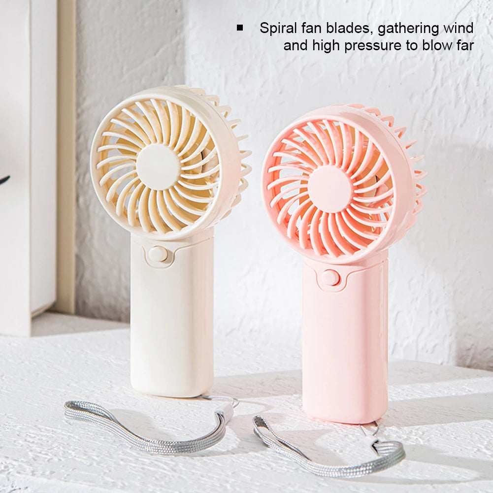 Cute Mini Portable Handheld Fan – Pocket Size, Low Noise Mini Handheld Fan Axl