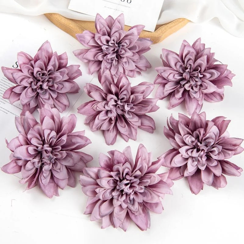 Silk Artificial Rose Flower Heads 5/10 Pcs – Wedding & Home Decor Artificial Flower Heads Axl color 12 5 pcs