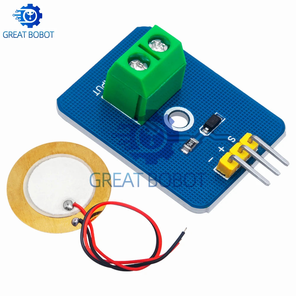 Ceramic Piezo Vibration Sensor Module 3.3V/5V for Arduino Vibration Sensor Module Axl