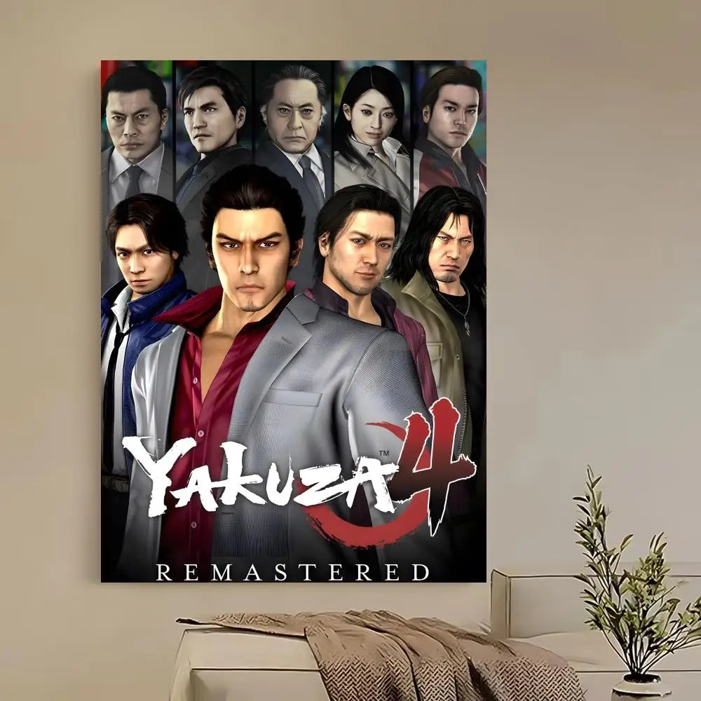 Yakuza Like a Dragon HD Game Poster – Self-Adhesive Waterproof Game Wall Poster Axl z11 30X40cmNoframe