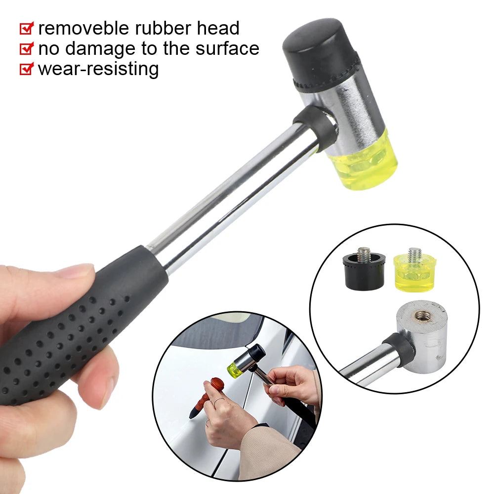 Paintless Dent Repair Kit – Tap Down Pen, Hammer & 8 Tips Dent Repair Tool Axl