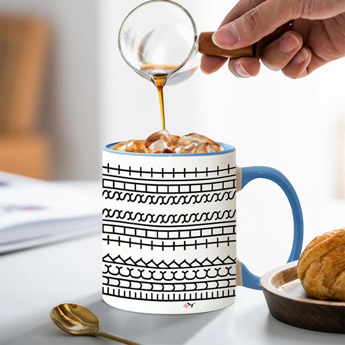 Ceramic Coffee Mug – Microwave-Safe Fun Design Cup Ceramic Coffee Mug Axl Red 350ml