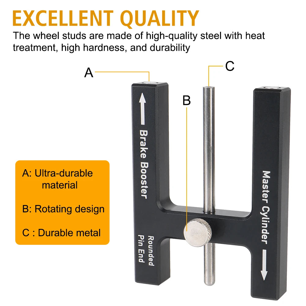 Brake Booster Push Rod Adjustment Tool | Master Cylinder Gauge Brake Adjustment Tool Axl