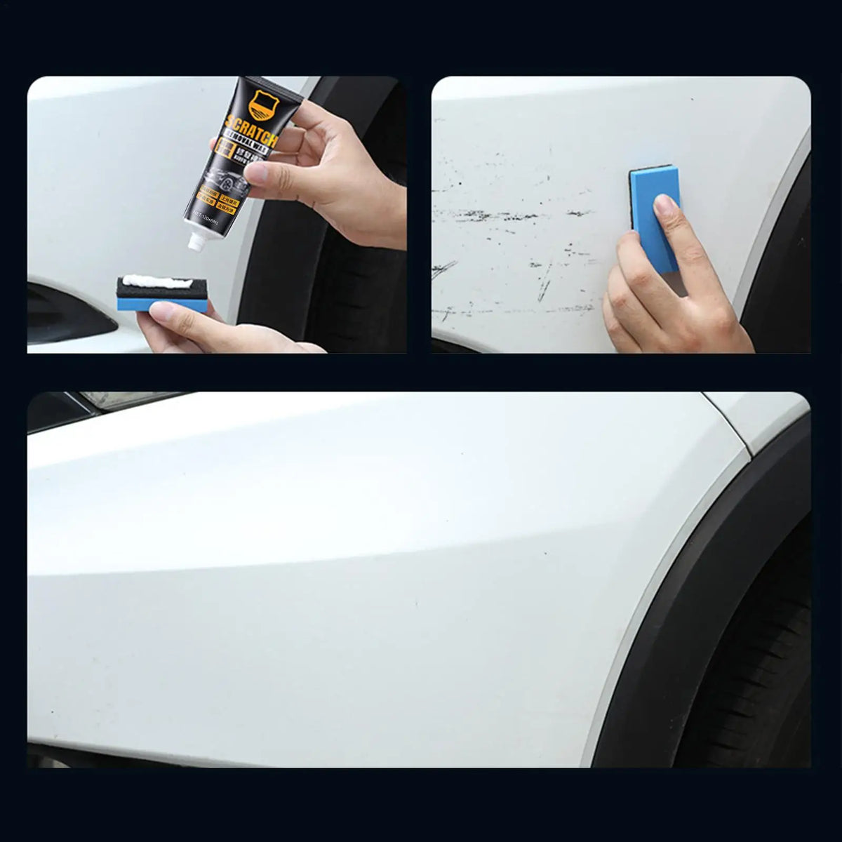 Car Scratch Repair Wax 128ml – Paint Restorer with Sponge Car Scratch Repair Wax Axl