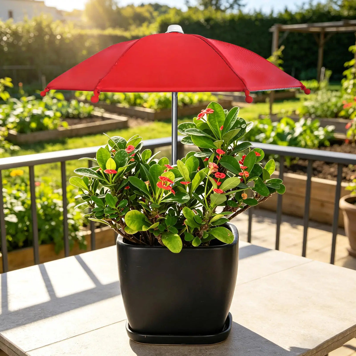 Adjustable Plant Shade Umbrella – UV & Waterproof Garden Parasol Garden Shade Parasol Axl