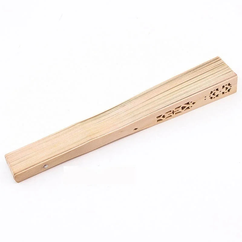 Sandalwood Folding Hand Fan 20cm – Hollow Wooden Carved Fan Decorative Hand Fan Axl