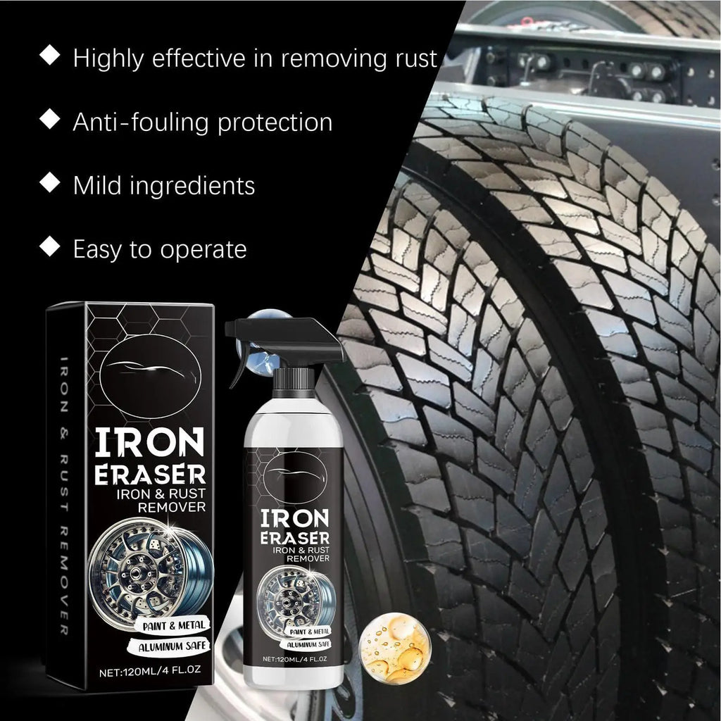 120ml Car Iron Remover Spray – Wheel, Brake & Paint Cleaner Iron Remover Spray Axl