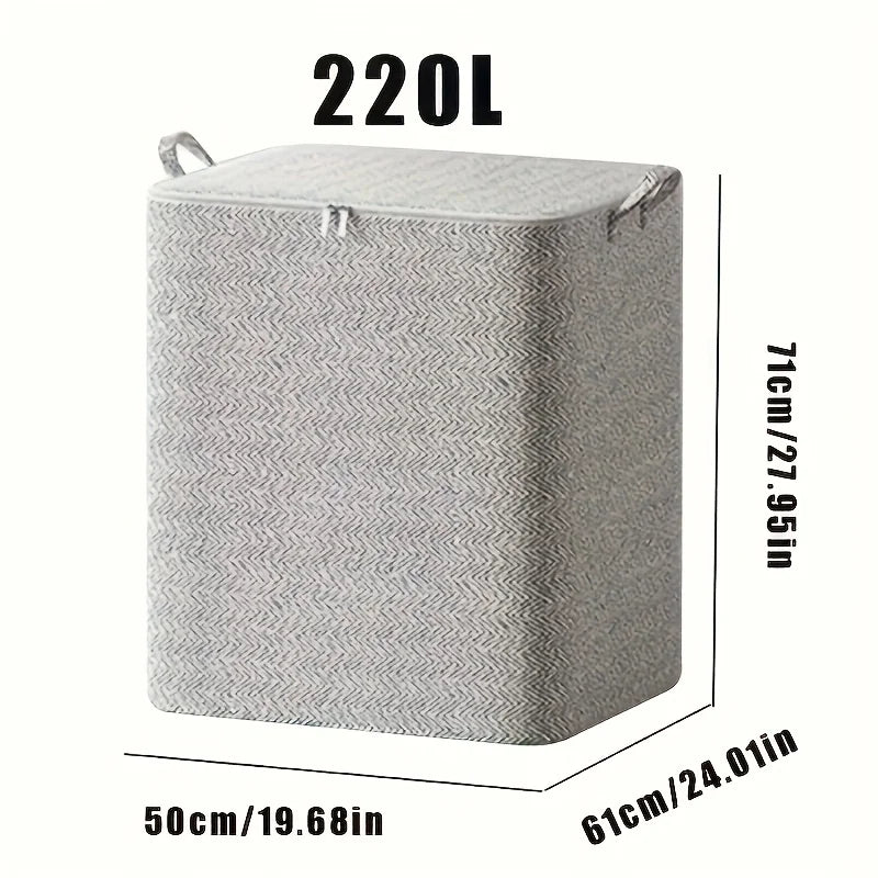 Extra Large Storage Chest with Lid – 110L/220L Fabric Organizer Fabric Storage Chest Axl