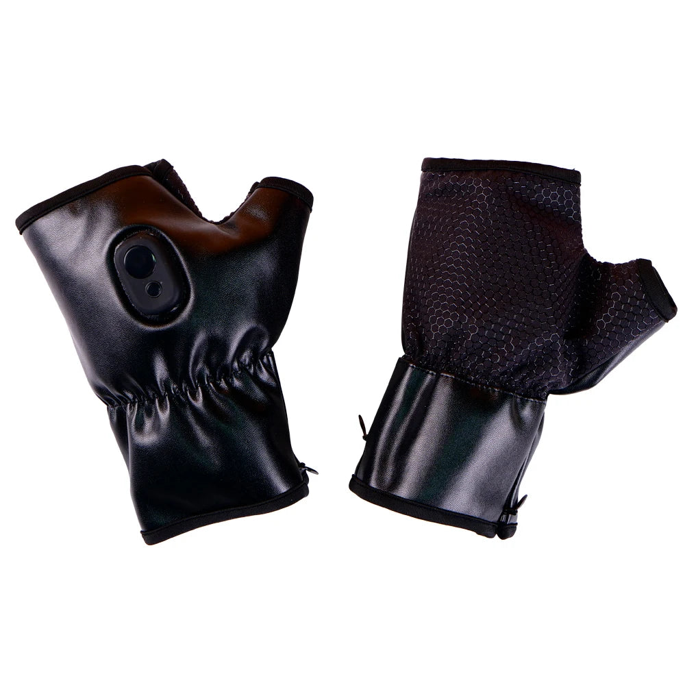 USB Rechargeable Heated Gloves – 3-Level Warmth, 2 Pack Heated Gloves Axl black(Two packs)