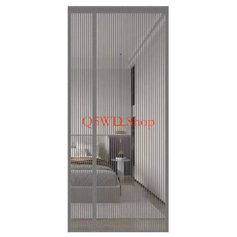 Magnetic Fly Screen Door Curtain 90x210 cm – Mesh Bug Net Magnetic Screen Door Axl Gray CN