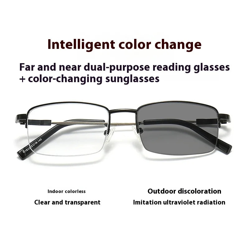 Multifocal Progressive Reading Glasses – HD Photochromic Progressive Reading Glasses Axl