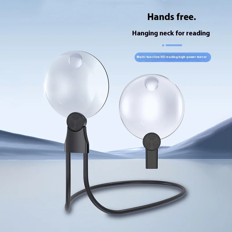 110mm Hands-Free Neck Magnifying Glass – Acrylic Reading Loupe Neck Magnifying Glass Axl