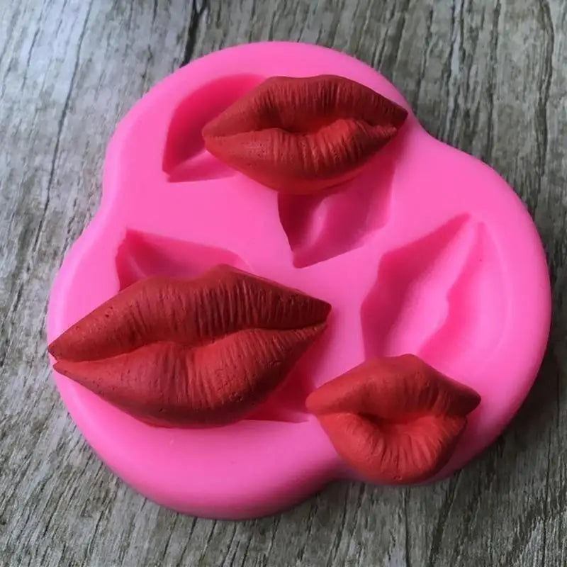 Lips Shape Silicone Fondant Mold – Cake Decorating Tool Silicone Fondant Mold Axl