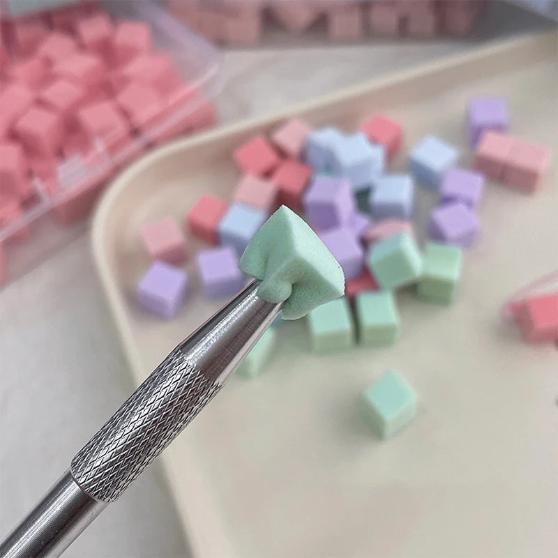 Nail Art Sponge Set 50/100 Pcs – Ombre Gradient Manicure Kit Nail Art Sponge Set Axl