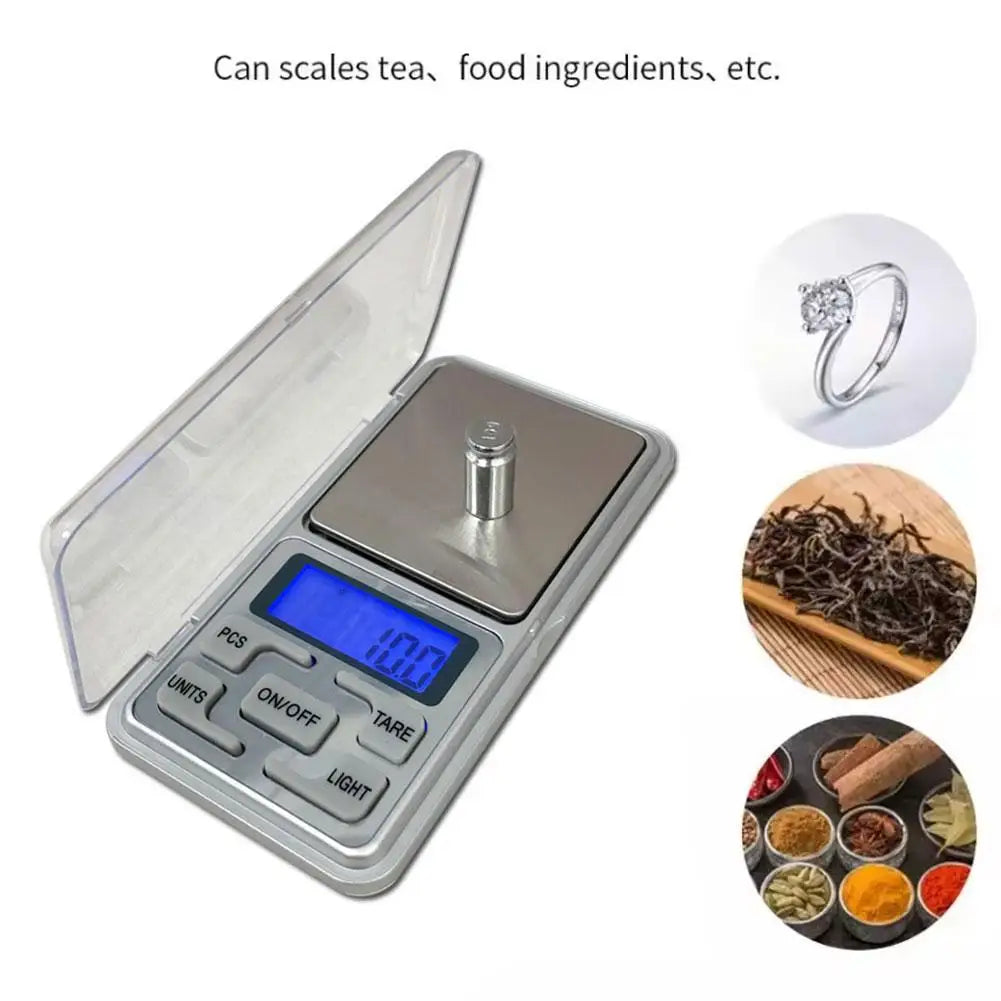 Mini Digital Pocket Scale 500g/0.01g – Jewelry & Kitchen Digital Pocket Scale Axl