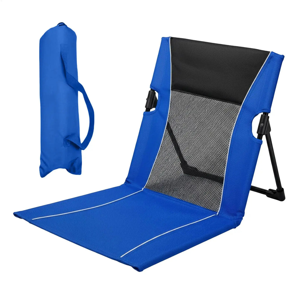 Foldable Low Beach Chair with Carry Bag – Poolside & Camping Folding Beach Chair Axl