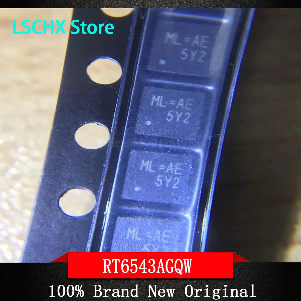 10pcs RT6543AGQW QFN-20 & RT3612EGGQW QFN-32 AC-DC IC Pack AC-DC Regulator IC Axl RT3612EGGQW
