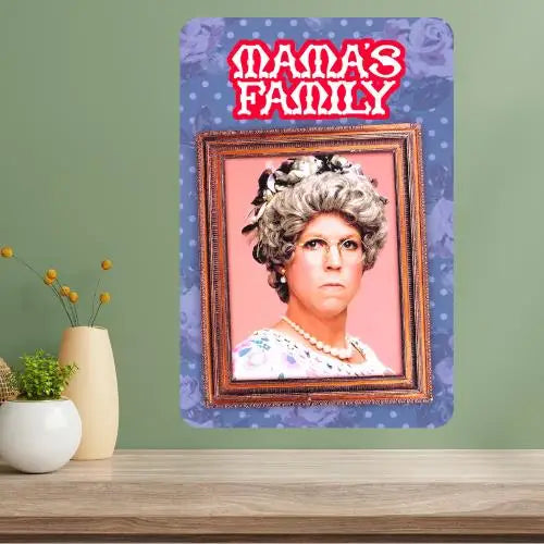 Mama's Family TV Show Metal Poster Sign | Retro Aluminum Decor Metal Wall Sign Axl aluminum sign aluminum 40x30cm