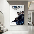 Movie Heat HD Art Poster – Waterproof Self-Adhesive Wall Decor Wall Art Poster Axl White13 15X20cmNoframe