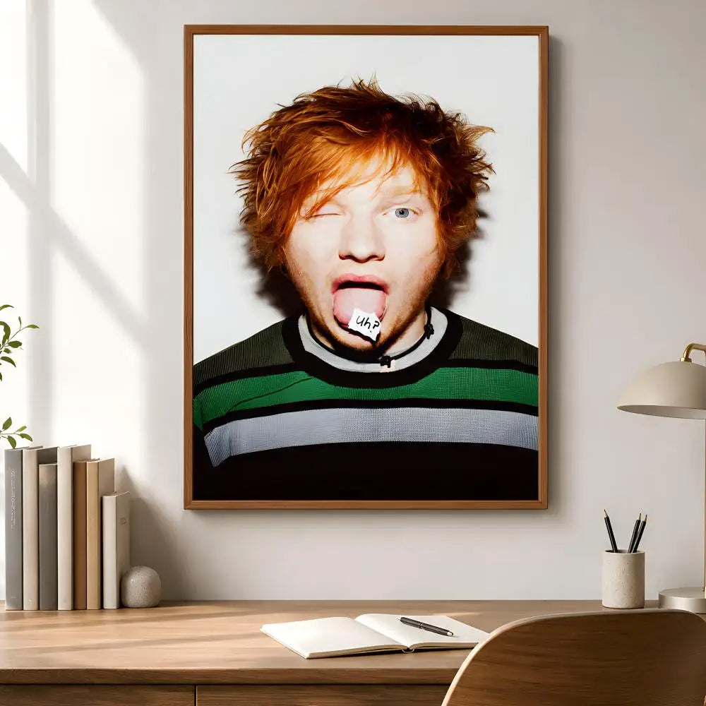 Ed Sheeran Album Poster – Self-Adhesive Waterproof Wall Art Decorative Wall Poster Axl