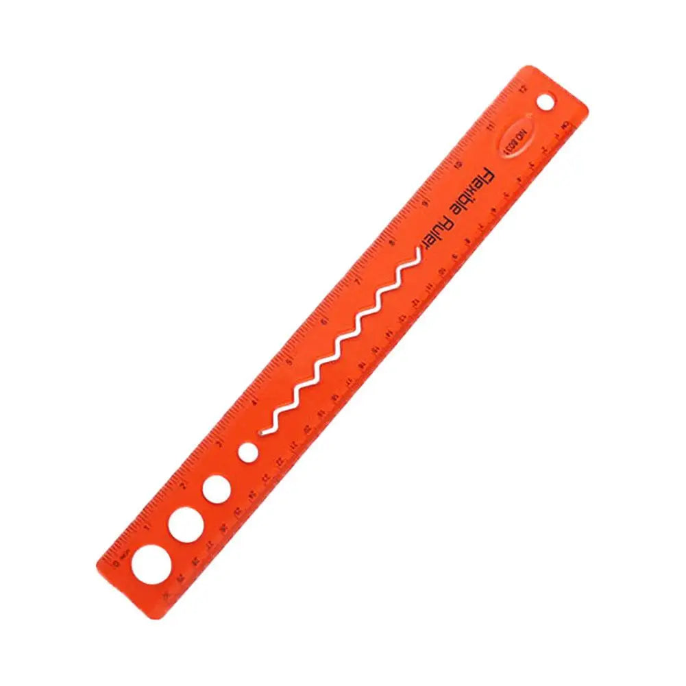 30cm Flexible Folding Ruler – Soft Plastic Student Ruler Flexible Ruler Axl A