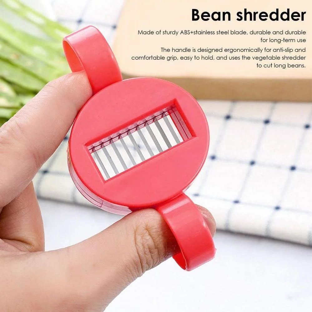 Green Bean Slicer & Shredder – Stainless Steel Kitchen Tool Vegetable Slicer Tool Axl