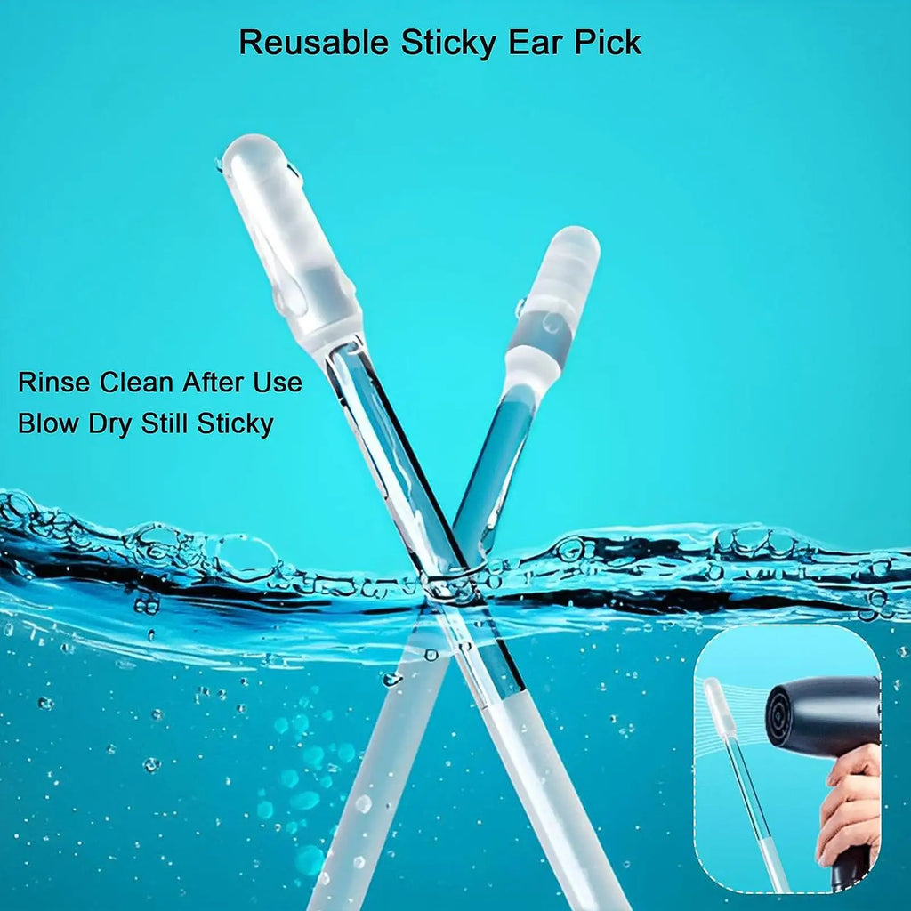 24-Piece Reusable Adhesive Ear Wax Removal Tool Set Ear Cleaning Tool Axl