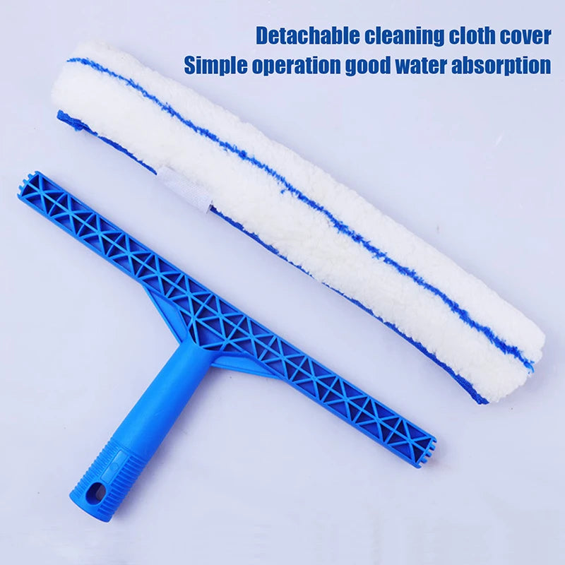 35CM Window Squeegee & Microfiber Washer Combo | Glass Wiper Window Cleaning Tool Axl