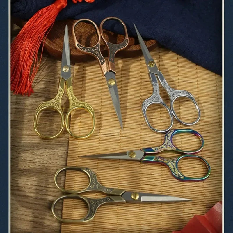 Colorful Stainless Steel Embroidery Scissors & Sewing Shears Embroidery Scissors Axl